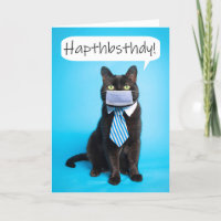 Un joyeux chat de la Journée du Patron qui parle a