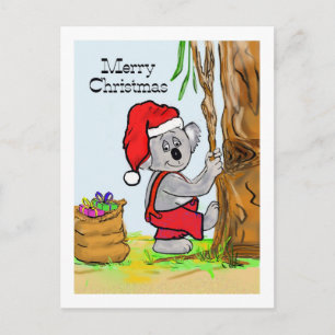 Cartes Pour Fêtes Annuelles Un joyeux Noël Koala