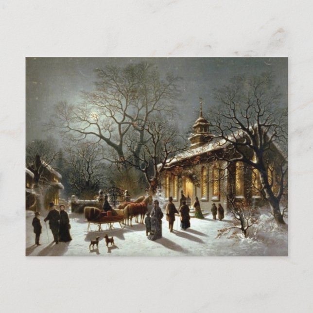 Cartes Pour Fêtes Annuelles Un lieu pour Noël (Devant)