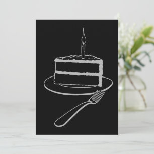 Cartes Pour Fêtes Annuelles Un magnifique morceau de gâteau Conception, Annive