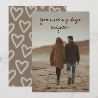 Cartes Pour Fêtes Annuelles Un message d'amour secret – Saint-Valentin personn
