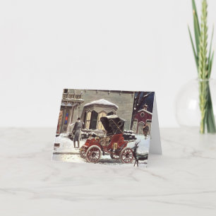 Cartes Pour Fêtes Annuelles Un Noël à l'ancienne