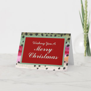 Cartes Pour Fêtes Annuelles Un Noël de truite à mouche