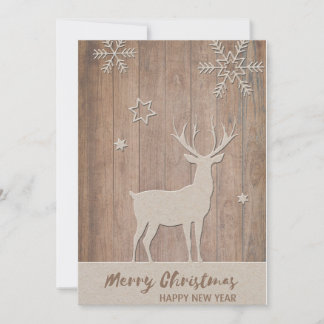 Cartes Pour Fêtes Annuelles Un Noël très cerf