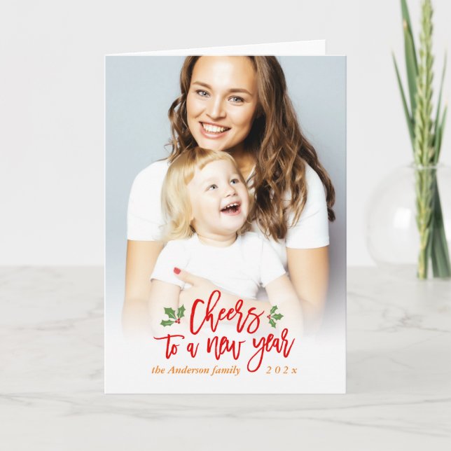 Cartes Pour Fêtes Annuelles Un nouvel an pour une mère Enfants Photo (Devant)
