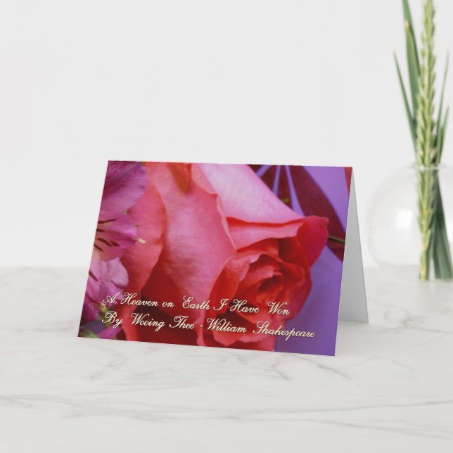 Cartes Pour Fêtes Annuelles Un paradis (Devant)