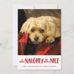 Cartes Pour Fêtes Annuelles Un Petit Coquin | Rouge | Photo verticale
