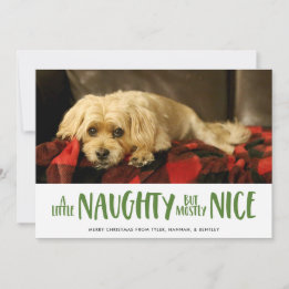 Cartes Pour Fêtes Annuelles Un Petit Coquin | Vert | Photo