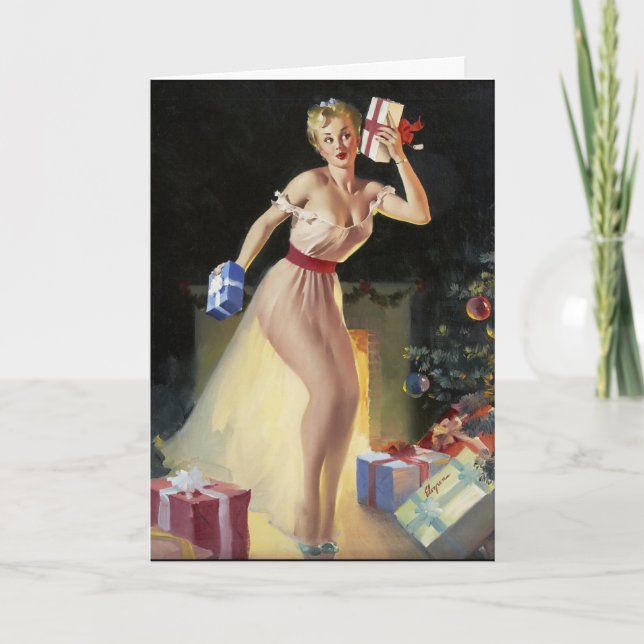 Cartes Pour Fêtes Annuelles Un petit coup de pouce pour Noël (Devant)