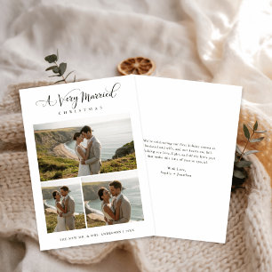 Cartes Pour Fêtes Annuelles Un script de Noël très marié 3 Photo Coastale