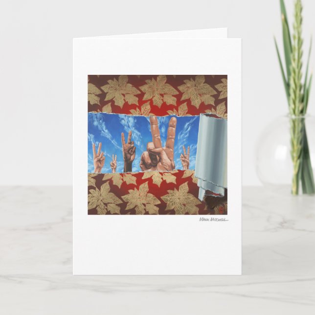 Cartes Pour Fêtes Annuelles Un souhait de Noël (Devant)