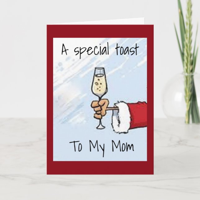 CARTES POUR FÊTES ANNUELLES UN TOUR DE NOËL À UNE **MÈRE SPÉCIALE** (Devant)