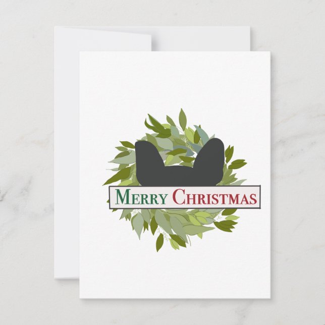 Cartes Pour Fêtes Annuelles Un très joli Noël français (Devant)