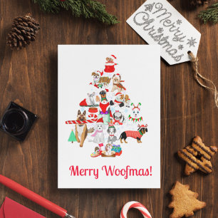 Cartes Pour Fêtes Annuelles Un très joyeux Noël de chien