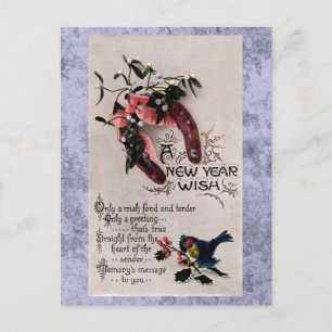 Cartes Pour Fêtes Annuelles Un voeu de Nouvel An