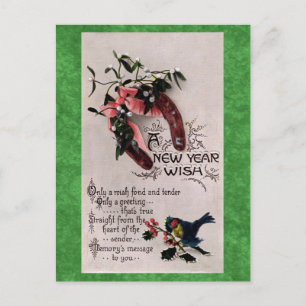 Cartes Pour Fêtes Annuelles Un voeu de Nouvel An