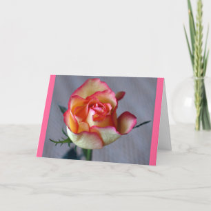 Cartes Pour Fêtes Annuelles "Una Rosa "
