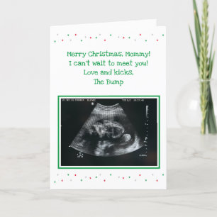 Cartes Pour Fêtes Annuelles Une Enceinte S'Attend À Ce Que Maman Soit Une Cart