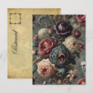 Cartes Pour Fêtes Annuelles 🩸 Une Fleur Intimidante - Victorienne gothique