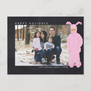 Cartes Pour Fêtes Annuelles Une histoire de Noël Costume Ralphie Bunny - Pho