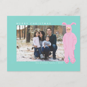 Cartes Pour Fêtes Annuelles Une histoire de Noël Costume Ralphie Bunny - Pho