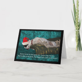 Cartes Pour Fêtes Annuelles Une jambe trop loin...