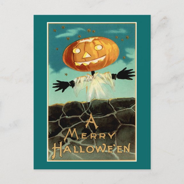 Cartes Pour Fêtes Annuelles Une joyeuse Halloween (Devant)