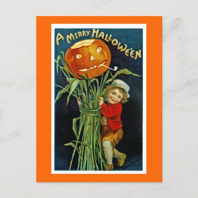 Cartes Pour Fêtes Annuelles Une joyeuse Halloween (Devant)