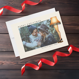 Cartes Pour Fêtes Annuelles Une Lampe à lèvres de Noël | Photo