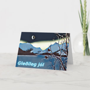 Cartes Pour Fêtes Annuelles Une longue nuit froide - Gleðileg Jól