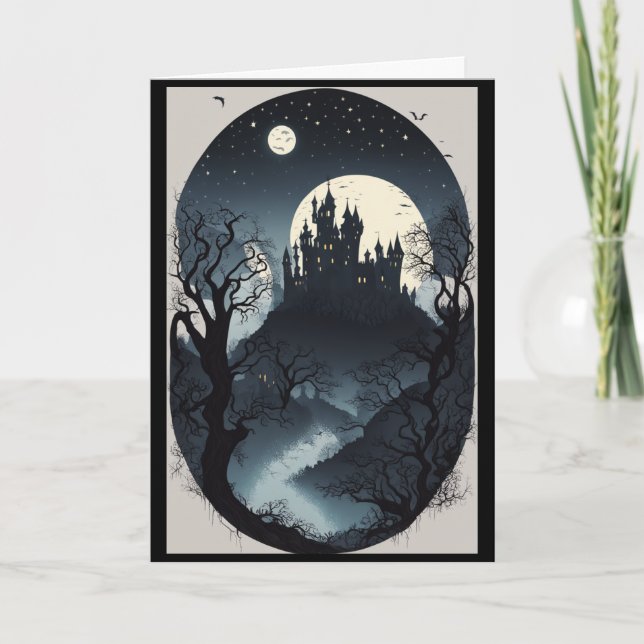 Cartes Pour Fêtes Annuelles Une nuit de frayeurs et de délices Halloween (Devant)