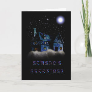 Cartes Pour Fêtes Annuelles Une nuit silencieuse - Personnalisée