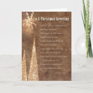 Cartes Pour Fêtes Annuelles Une salutation de Noël