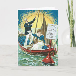 Cartes Pour Fêtes Annuelles Une salutation de nouvelle année