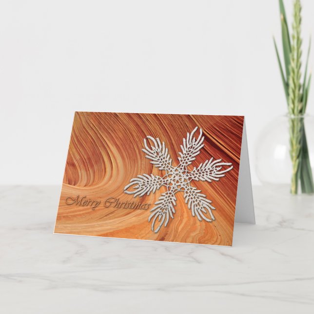 Cartes Pour Fêtes Annuelles Une vague de Noël (Devant)