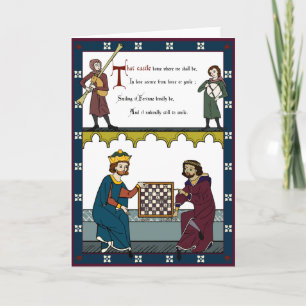Cartes Pour Fêtes Annuelles Une Valentine pour Chess Lovers