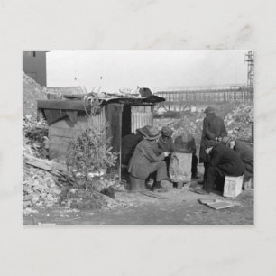 Cartes Pour Fêtes Annuelles Unemployed & Homeless 1938