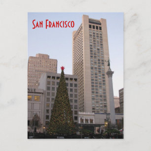 Cartes Pour Fêtes Annuelles Union Carré Noël - San Francisco