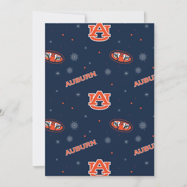 Cartes Pour Fêtes Annuelles Université d'Auburn | Cycle des congés (Devant)