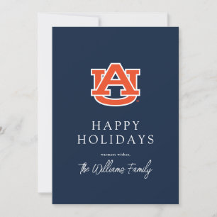 Cartes Pour Fêtes Annuelles Université d'Auburn   Cycle des vacances