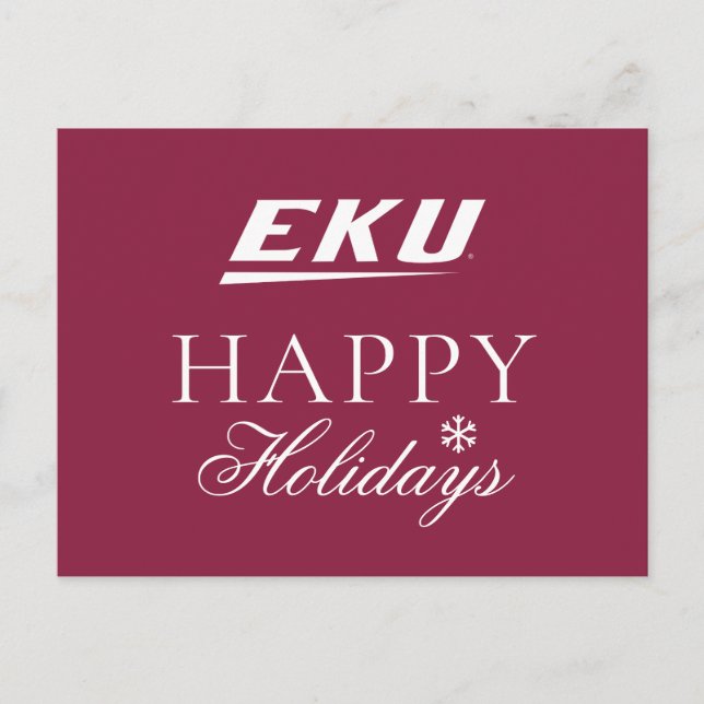 Cartes Pour Fêtes Annuelles Université du Kentucky oriental | EKU (Devant)