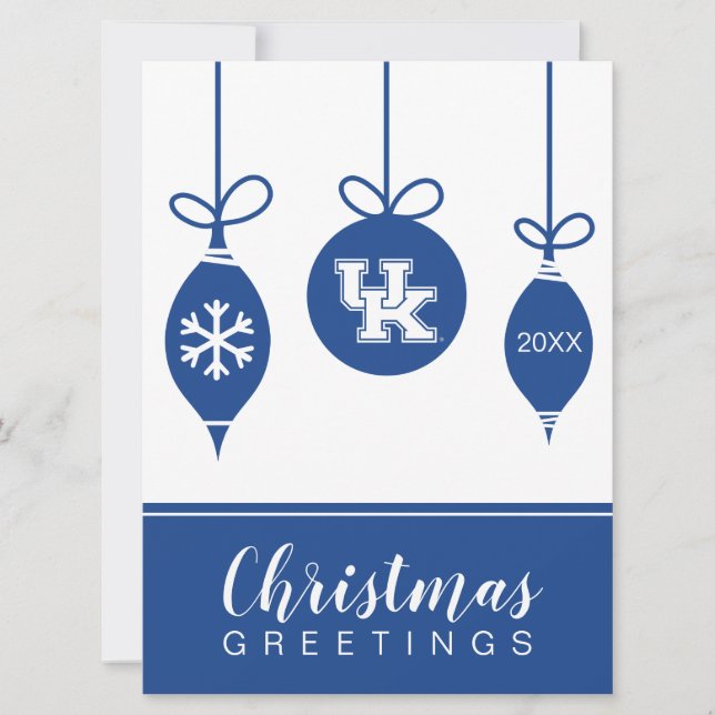 Cartes Pour Fêtes Annuelles Université du Kentucky| Vacances (Devant)