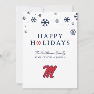 Cartes Pour Fêtes Annuelles Université du Mississippi Script M