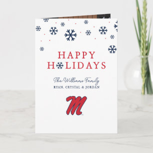 Cartes Pour Fêtes Annuelles Université du Mississippi Script M