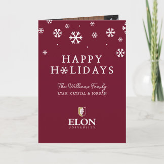 Cartes Pour Fêtes Annuelles Université Elon