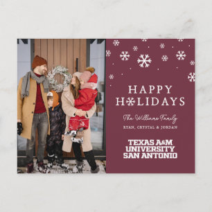 Cartes Pour Fêtes Annuelles Université Texas A&M de San Antonio