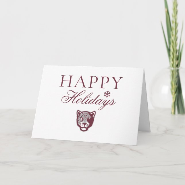 Cartes Pour Fêtes Annuelles Université Texas A&M de San Antonio | Jaguars (Devant)