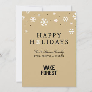 Cartes Pour Fêtes Annuelles Université Wake Forest   Wake Forest