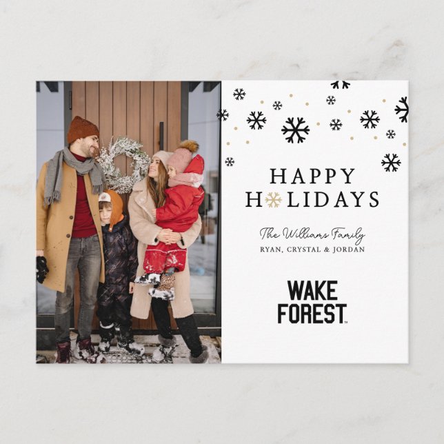 Cartes Pour Fêtes Annuelles Université Wake Forest | Wake Forest (Devant)