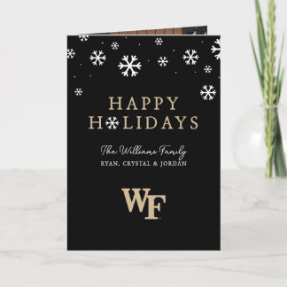 Cartes Pour Fêtes Annuelles Université Wake Forest | WF